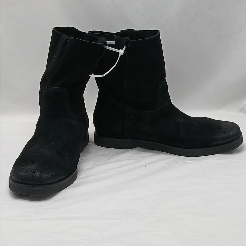 UGG Josefene Boots Women's Size 6 Black Suede Slip On Grunge Gorpcore Booties - Picture 3 of 10